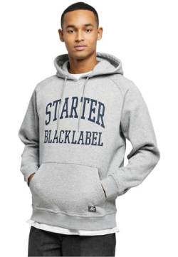 STARTER BLACK LABEL Herren Kapuzenpullover Raglan Hoody heathergrey XL von STARTER BLACK LABEL