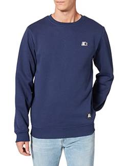 STARTER BLACK LABEL Herren St085-starter Essential Crewneck Pullover, Darkblue, M von STARTER BLACK LABEL