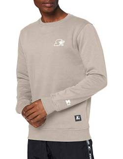 STARTER BLACK LABEL Herren Starter Small Logo Crew L Grey von STARTER BLACK LABEL