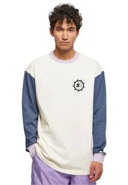 Starter Herren T-Shirt Starter Sundown Longsleeve palewhite/vintageblue M von STARTER BLACK LABEL