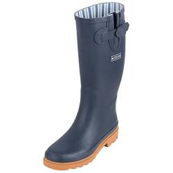 STEALTH BMS Gummistiefel für Damen aus Naturkautschuk - marine - 38 von STEALTH