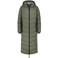 SUBLEVEL Steppjacke Damen Mantel mit Kapuze extra lange Winter Jacke Parka von SUBLEVEL