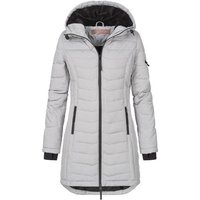 SUBLEVEL Steppjacke Damen Mantel mit Kapuze lange Winter Jacke Langer Parka von SUBLEVEL