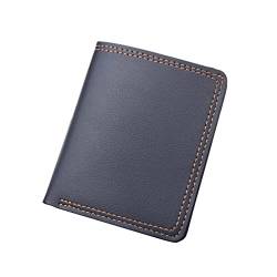 SUSOSU Kreditkartenpaket Herren Geldbörse Kurz Damen Geldbörse PU Leder ID Kreditbank Visitenkartenhalter Herren Kupplungstasche Geldbeutel Clip Student Wallet (Color : Black) von SUSOSU