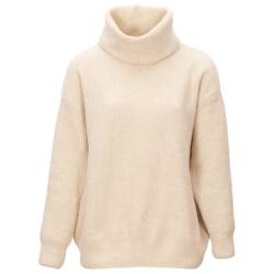 Sätila - Women's Surteby Polo Sweater - Wollpullover Gr M beige von Sätila