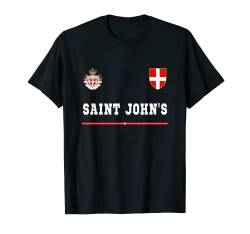 Saint John's Sport-/Fußballtrikot, Flagge, Fußball T-Shirt von Saint John's National Pride Antigua and Barbuda