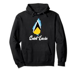 Saint Lucia Souvenir Urlaub St. Lucian Pride Herren Damen Pullover Hoodie von Saint Lucia Souvenir Saint Lucian Clothing Apparel