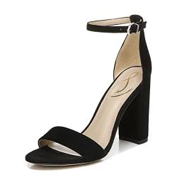 Sam Edelman Damen Yaro Offene Sandalen, Schwarz (Black Suede), 37 EU von Sam Edelman