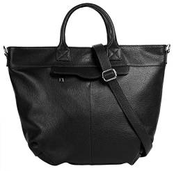 Samantha Look Handtasche Echt Leder Damen | schwarz | 021415 von Samantha Look