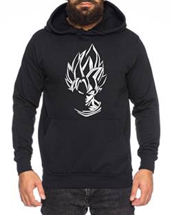 Super Son Goku Herren Hoodie One Dragon Master Ball Vegeta Turtle Roshi Piece Golds Db, Farbe:Schwarz;Größe:XL von Sambosa