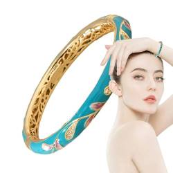 Samuliy Cloisonne-Armband, Cloisonne-Armreif - Traditionelle handgefertigte Armreifen für Frauen | Traditionelle handgefertigte Armreifen für Frauen und Mädchen von Samuliy