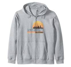 San Francisco Souvenir Skyline San Franciscans Herren Damen Kapuzenjacke von San Francisco Souvenir City Clothing Apparel