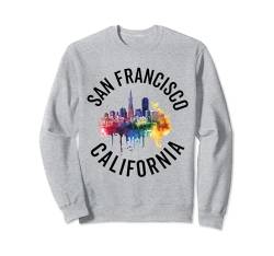 San Francisco Souvenir Skyline San Franciscans Herren Damen Sweatshirt von San Francisco Souvenir City Clothing Apparel