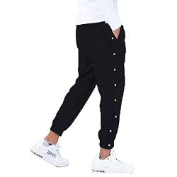 Sanaryun Jogginghose Herren Reha Postoperative Hose Seitlich Zu Öffnen Weites Bein Trainingshose Open Leg Jogger Freizeithose 90Er Jahre Outfit Hose Mit Knöpfen An Der Seite Sportswear Mit Taschen von Sanaryun