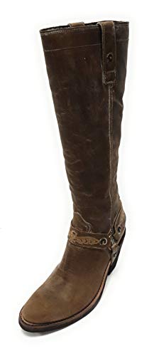 Sancho WS9567 Orlando Kaki Damen Boots - Cowboy Biker Western Stiefel - Größe 40 EU von Sancho
