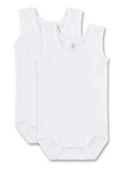 Sanetta Body ohne Arm (Doppelpack) | Hochwertiger und nachhaltiger Body für Babys aus Bio-Baumwolle. Inhalt: 2er Set Baby Body 080 von Sanetta