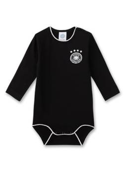 Sanetta DFB-Body Schwarz | Hochwertiger und bequemer Body für Babys aus Baumwoll-Mix. Baby Body 080 von Sanetta