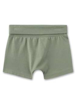 Sanetta Jungen-Shorts Grün | Hochwertige und Bequeme Schlafhose aus Bio-Baumwolle für Jungen. Baby Bekleidung 062 von Sanetta