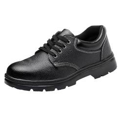 Arbeitsschutzschuhe Herren Casual Business Lederschuhe Leichte Schlüpfen Sneaker Indoor Arbeitsschuhe Classic Turnschuhe Bequem Freizeitschuhe Urban Outdoorschuhe Halbschuhe Herrenschuhe von Sansee