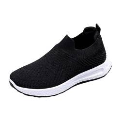 Sneaker Damen rutschfest Atmungsaktive Turnschuhe Leichte Sportschuhe Fashion Freizeitschuhe Mesh Walkingschuhe Urban Outdoorschuhe Wanderschuhe Jogging Schuhe Leder Laufschuhe von Sansee