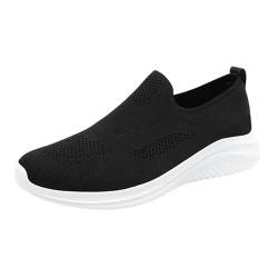 Sneaker Herren Stoff Herren-Schlupfschuhe Leichte Atmungsaktive Sportschuhe Outdoor Schlüpfen Laufschuhe Casual Schuhe Ohne Schnürsenkel Walking Freizeitschuhe Bequeme Hallensportschuhe von Sansee