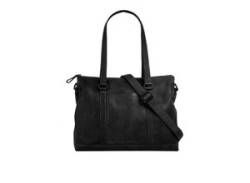 Sansibar Shopper Damen Leder, schwarz von Sansibar