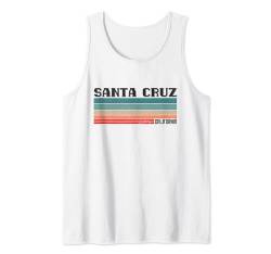 Santa Cruz CA Kalifornien Surfer 70er 80er Jahre - Retro Tank Top von Santa Cruz Surf Retro Vintage Shirts - Geschenk