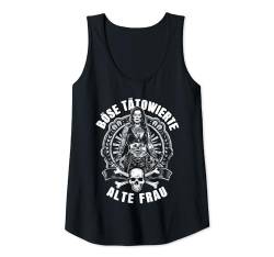 Damen Tattoo Lady Sarkasmus Böse tätowierte alte Frau Tank Top von Sarkastische Sprüche & Tattoo Lady Designs