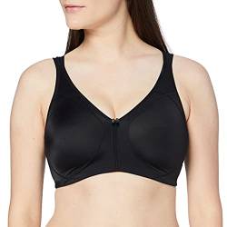 Sassa Damen Soft doppelt vorgeformt BH, Schwarz (Schwarz 00500), (Herstellergröße:95D) von Sassa