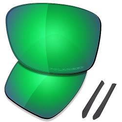 Saucer Premium Ersatzgläser für Oakley Jupiter Squared OO9135 Sonnenbrillen High Defense - Jade Green Polarisiert von Saucer