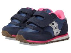 Saucony Originals Baby Jazz HL Sneaker, Navy/Silver/Pink, 22 EU von Saucony