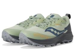 Saucony Damen Peregrine 14 Gore-Tex Trailrunning-Schuh, Salbei/Carbon, 9 von Saucony