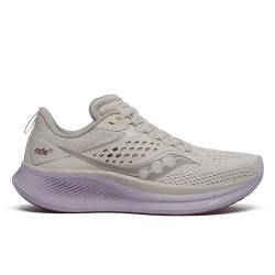 Saucony Ride 17 Damen-Sneaker, Moon/Viola, 44.5 EU Weit von Saucony