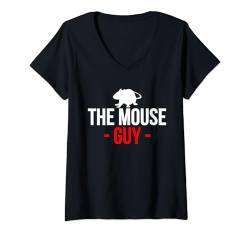 Damen The Mouse Guy Exterminator T-Shirt mit V-Ausschnitt von Schädlingsbekämpfer Design Kammerjäger