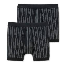 2er Pack Boxershorts, Schwarz 7 von Schiesser