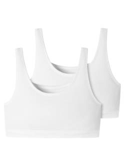 Schiesser Damen 2 Pack Bio Baumwolle - 95/5 Organic Bustier, Weiß_174926, 34 EU von Schiesser