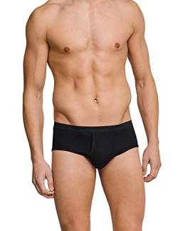 Schiesser Herren Sportslip Mit Eingriff - Original Feinripp Slip, Schwarz_005128, XXL EU von Schiesser