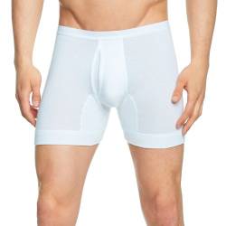 Schiesser Herren Kurz Mit Eingriff - Original Feinripp Unterhose, Weiss_005131, L EU von Schiesser