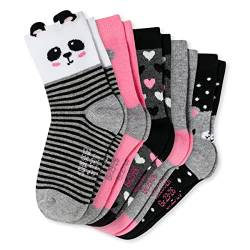 Schiesser Mädchen Kinder Kids Größe 19 Bis 34 Strümpfe Socken - 5er Pack, Sortiert 1_172632, 31-34 EU von Schiesser