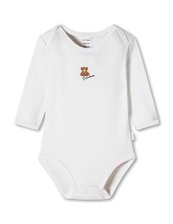 Schiesser Unisex Baby Bodies Langarm Modal/Baumwolle Mix - Unisex Baby und Kleinkind Unterwäsche Satz, Weiß, 74 EU von Schiesser