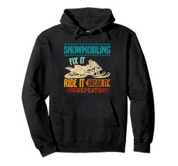 Schneemobilfahren Winter Schneemobil Pullover Hoodie von Schneemobil Winter Bekleidung & Accessories