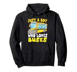 Schulbus-Kostüm für Kinder, Kleinkinder, nur ein Junge, der Busse liebt Pullover Hoodie von School Bus Tee Gifts Back To School 2025 Kids Boys