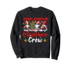 Schulberater Christmas Crew Drei Zwerge sind stolz auf ihren Job Sweatshirt von School Counselor Christmas Costume