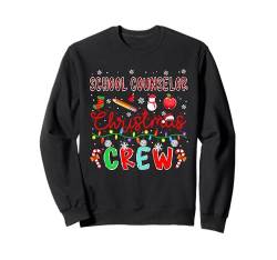 Schulberater Weihnachten Crew Matching Job Team Partys Sweatshirt von School Counselor Christmas Costume