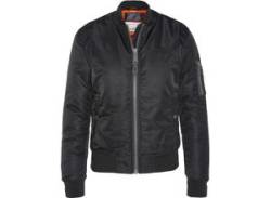 Bomberjacke SCHOTT NYC Gr. L, schwarz (black) Herren Jacken mit zusätzlichen Armtaschen von Schott NYC