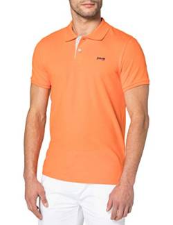 Schott NYC Herren Courtes Polo Hemd, Orange/Grey, XX-Large von Schott NYC