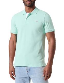 Schott NYC Herren Psmilton Polo, Pastellgrün/Weiß, XL von Schott NYC