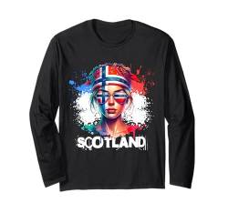 Schottland Flagge Edinburgh Schottin Fußball Liebe Schotte Langarmshirt von Schottin Flagge Schottland Bandana Sonnenbrille