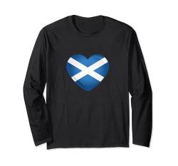 Schottland Flagge Herren Scotland Flag Damen Kinder Scotland Langarmshirt von Schottland Fahne Schottland Deko Männer Frauen