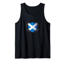 Schottland Flagge Herren Scotland Flag Damen Kinder Scotland Tank Top von Schottland Fahne Schottland Deko Männer Frauen
